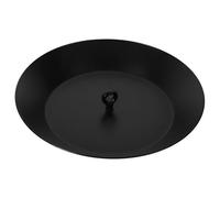 SEWACC Collecteur de Pluie Rond en Alliage D'aluminium Noir pour Bassin de Collecte des Eaux Pluviales, pour Balcon et Aménagement Paysager