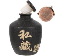 SEWACC Conteneur à Alcool en Faïence Blanche 0.5kg, Pot Hermétique pour Usage Domestique, Récipient Scellé pour Stockage Lors de Pendaison de Crémaillère