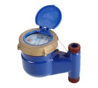 SEWACC Débitmètre Eau Précis en Métal Installation Facile pour Jardin et Usage Ingénierie, Compteur Eau Haute Sensibilité Dn15