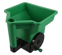 SEWACC Épandeur Manuel Semoir Portatif Rotatif en Plastique Vert, Distribution Précise des Graines et Carottes, sans Piles ni Électricité, pour Jardinage et Entretien de Pelouse