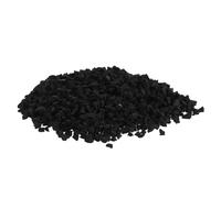 SEWACC Granulés de Caoutchouc pour Gazon Synthétique, Remplissage pour Terrain de Sport, 1kg, Noir, Drainage Avancé, Résistant à L’Usure