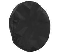 SEWACC Housse Brasero 100cm Ronde en Tissu Oxford Noir, Réutilisable et Peu Encombrante, Protection Robuste pour Barbecue de Jardin en Extérieur