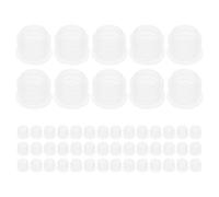 SEWACC Lot de 150 Bouchons Ronds en Pe Réutilisables pour Salières et Poivrières, Bouchons de Fermeture Hermétiques Adaptés aux Laboratoires et Restaurants