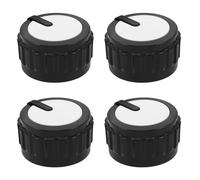 SEWACC Lot de 4 boutons de commande de rechange pour barbecue à gaz, interrupteur rotatif avec poignée antidérapante en plastique pour brûleur de cuisinière à gaz et barbecue