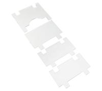 SEWACC Lot de 4 Cales Murales Transparentes Réglables en Acrylique, Protections Murales pour Canapé et Lit, Entretoises pour Meubles et Planchers en Bois, Butées D’espacement