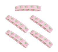 SEWACC Lot de 5 Bandes Élastiques pour Carnet A7 M5 en Polyester, Fermeture Sécurisée et Solide, Adaptées aux Carnets de Voyage et Mode de Vie Actif