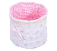 SEWACC Panier Design Dentelle Élégant de Rangement Cosmétique en Coton Facile à Nettoyer et Qui Maintient Sa Forme, pour Bureaux et Plans de Travail