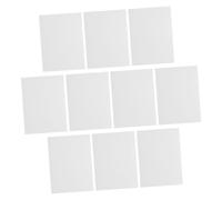SEWACC Patchs Adhésifs Muraux en PVC Blanc pour Réparation de Trous et Fissures, Autocollants Faciles à Nettoyer, Lot de 10 Feuilles pour Maisons et Boutiques