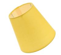 SEWACC Petit Abat Jour Structure Stable Jaune Lampe de Chevet en Tissu Installation Facile pour Lampe de Bureau et Lampadaire pour Hôtel et Maison