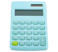 SEWACC Petite Calculatrice Portable en Plastique Bleu, Légère et Maniable d'une Main, pour Usage Quotidien et Apprentissage Scolaire des Élèves