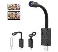 SEWACC Petite Caméra de Sécurité Domestique 1080p WiFi USB pour | Détection de Mouvement, Enregistrement en Boucle, Vision Nocturne Ir 5m, Intérieur Maison, Voiture Style Aléatoire