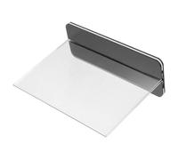 SEWACC Porte-cartes de Visite en Acrylique T Noir Remplacement Facile du Contenu, Résistant Déformation, pour Affichage Professionnel sur Table
