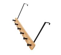 SEWACC Porte-crochets Mural sans Perçage en Acier Inoxydable pour Porte | Acier au Carbone et Inoxydable, Effet Visuel Moderne, pour Robes et Clés Cuisine ou Placard