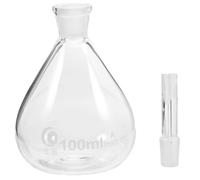 SEWACC Pycnomètre En Verre Flacon De Stockage De Liquide De Laboratoire 100ml Avec Bouchon Pour Mesure De Densité En Laboratoire