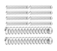 SEWACC Ressort Inox Compression pour Casse-noisette, 10 Pièces 0,8x6 Mm, Ressorts Hélicoïdaux Légers à Rebond Automatique, pour Usage Domestique et Ouverture de Noix