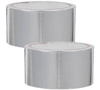 SEWACC Ruban Adhésif Étanchéité Aluminium Argenté pour Joints Cuisine et Toilettes, Adhérence Robuste, Polyvalent, 2 Rouleaux pour Évier et Plaque de Cuisson
