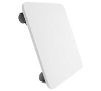 SEWACC Support Mobile pour Pot de Fleurs avec roulettes, Plateau de Collecte d'eau en Plastique Blanc, Base Pivotante Facile à Déplacer pour Plantes D'intérieur et Bureau
