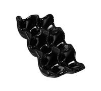 SEWACC Support Œufs Noir pour Réfrigérateur Plateau Décoratif Antichoc Organisateur Cuisine Élégant et Pratique pour Œufs Frais