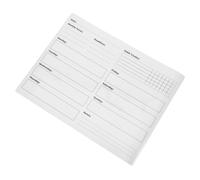 SEWACC Tableau Autocollant Effaçable Pvc Réutilisable Semainier Adhésif pour Mur et Réfrigérateur Planning Mural Pratique pour Bureau et Maison