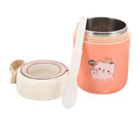 SEWACC Tasse à Soupe Isotherme Portable et Anti-fuite en Acier Inoxydable pour Petit-déjeuner, Porridge ou Soupe Chaude au Bureau L'école