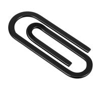 SEWACC Trombone Métal En Acier Inoxydable Pour Documents Noirs Pince À Billets Pratique Pour Gestion De Papier