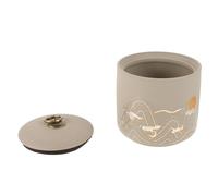 SEWACC Urne Funéraire pour Cendres de 430ml pour Animaux de Compagnie en Céramique Petite Urne Fermeture Hermétique et Surface Lisse, pour Souvenirs de Petits Animaux