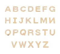 SEWOART 100Pcs Décorations Lettres Créatives Pendentifs Inoxydables Or DIY Bijoux