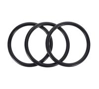 SEWOART 3pcs Coussin pour Bol Chantant en Caoutchouc Noir Rembourrage Coussin pour Bol Tibétain Musique Rituelle