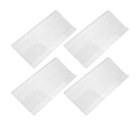 SEWOART 4 Pièces Pochettes de Protection en Pvc Mat Transparentes pour Carnets Hoboweeks 48k, Couverture Anti-poussière et Anti-rayures, Adaptées aux Agendas et Cahiers à Pages Fixes,