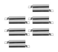 SEWOART 6 Pièces Tube de Croisement en Acier Inoxydable Argenté | Résistance à L'usure, Pont D'allumage pour Gril, Réparation Barbecue Familial, Usage pour Amateurs DIY