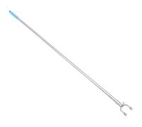 SEWOART Barre à Linge en Acier Inoxydable, Manche Long 130 Cm, Argenté | Tête en Aluminium Carrée, Trois Sections Assemblées, Pièce Fournie Aléatoirement, Usage Domestique Simple