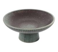 SEWOART Bol sur Pied en Porcelaine Vintage pour Fruits et Desserts, Plateau de Service Élégant et Simple, pour Familles et Amis Lors de Repas ou Apéritifs