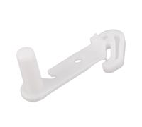 SEWOART Butée de Porte Réfrigérateur en Plastique Résistant, Crochet de Remplacement Droit pour Mini-frigo et Congélateur, Accessoire Réglable pour Entretien et Réparation de Porte,