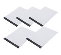 SEWOART Cahier de texte format A5 Papier facile à déchirer 5 unités 25 feuilles Bloc-notes élégant pour bureau et brouillons