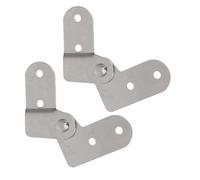 SEWOART Charnières Pliantes Argenté 2 Pièces Rotation pour Meubles et Tables Pliantes, Installation Facile Adaptée aux Ateliers et Pièces