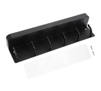 SEWOART Crochet d'accueil mural noir avec surface lisse et forte capacité de charge, porte-clés et porte-parapluies pratique pour l'entrée domestique