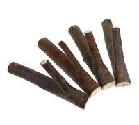 SEWOART Crochets Muraux Porte-manteaux Rustiques Montables Lot de 4 en Bois Naturel Marron Design Incliné Crochets pour Clés et Écharpes pour Chambre ou Buanderie
