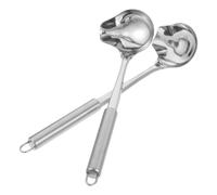 SEWOART Cuillères à Sauce Bec Verseur Ergonomique en Acier Inoxydable et Bords Lisses Lot de 2 pour Buffet et Événements Traiteur