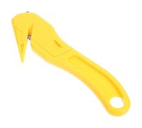 SEWOART Cutter de Sécurité, Ouvre-lettres Portable en Plastique et Acier, Jaune, Coupe Corde, Ruban Adhésif et Papier, pour Ouvrir les Cartons en Voyage et Lors D’un Déménagement