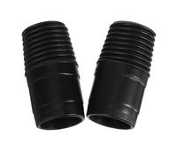 SEWOART Embouts filetés de poignée, adaptateur pour manche à peinture, 2pcs, PP noir, design droit portable, pour tige télescopique et usage domestique