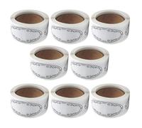 SEWOART Étiquettes Ovales Autocollantes 1200pcs Papier Blanc 25x57 Mm Amovibles pour Organisation de Bocaux de Conserve et Aliments Surgelés