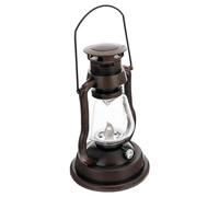 SEWOART Lampe à Huile Rétro Créative en Abs sans Batterie, Lampe Décorative Couleur Café pour Bar et Maison, Lumière D'ambiance Vintage Simple et Naturelle