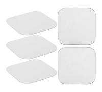 SEWOART Lot de 125 Plats en Papier D'aluminium Argentés Empilables pour Barbecue et Parties, Adaptés Four à Micro-ondes, Moules en Aluminium Multi-usages Cuisine de Camping
