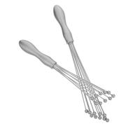 SEWOART Lot de 2 Fouets à Main en Acier Inoxydable Léger et Résistant la Rouille, Outil de Cuisson pour Pâtisserie Cuisine, Accessoire Pratique pour Mélanger et Battre