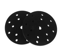 SEWOART Lot de 2 Tampons Interface en Mousse Composite Souple 15cm à Fixation Auto-agrippante pour Ponceuse Orbitale, Protection de Surface et Adaptation pour Ponçage et Polissage