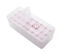 SEWOART Moule à Glaçons Pratique et Protecteur en Silicone avec Couvercle et Récipient Abs Set Complet pour Snacks et Fêtes pour Glaçons Maison