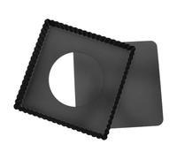 SEWOART Moule à Pizza Fond Amovible en Acier au Carbone Carré Antiadhésif