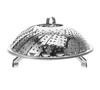 SEWOART Panier Vapeur en Acier Inoxydable Rond Poignée Double, Anti-brûlure et Compatible Tous Feux pour Cuisson Vapeur des Légumes la Maison