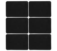 SEWOART Panneaux de Prix en Pvc Noir 6 Pièces 15x4 Pouces, Tableaux Réinscriptibles pour Affichage en Supermarchés et Commerces