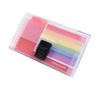 SEWOART Paquet en Plastique Organiseur de Documents A6 13 Compartiments Étanches Grosse Capacité et Fermeture Sécurisée, pour L'école des Filles